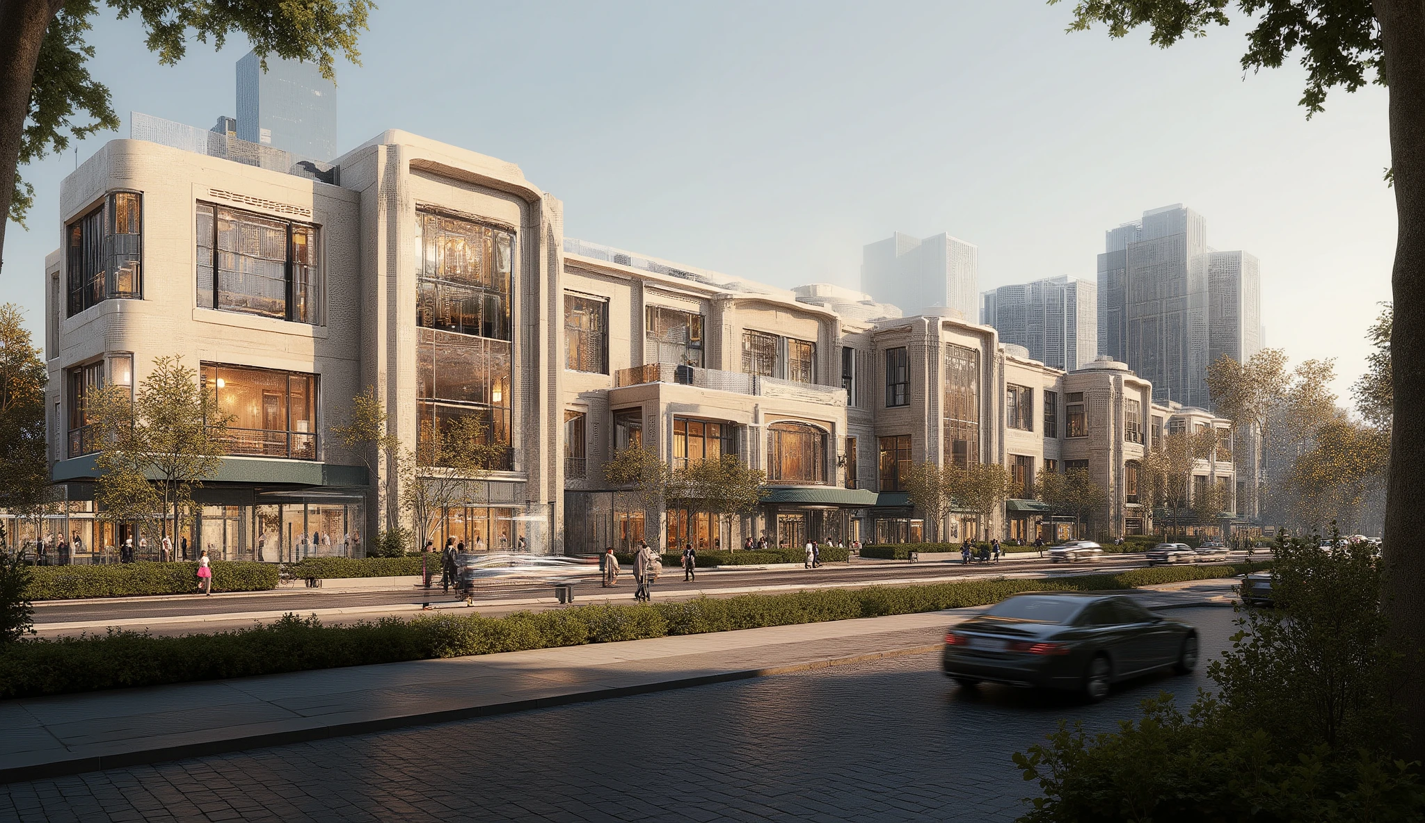 a row of opulent mansions, beautiful gardens, detailed architecture, ornate facades, manicured hedges, lush flower beds, stone fountains, cobblestone pathways, impeccably landscaped, golden gates, elegant entryways, towering columns, stained glass windows, baroque styling, photorealistic,masterpiece,8K,hyperdetailed,4K,ultra-realistic,cinematic lighting,dramatic shadows,warm color palette,vibrant colors,golden hour