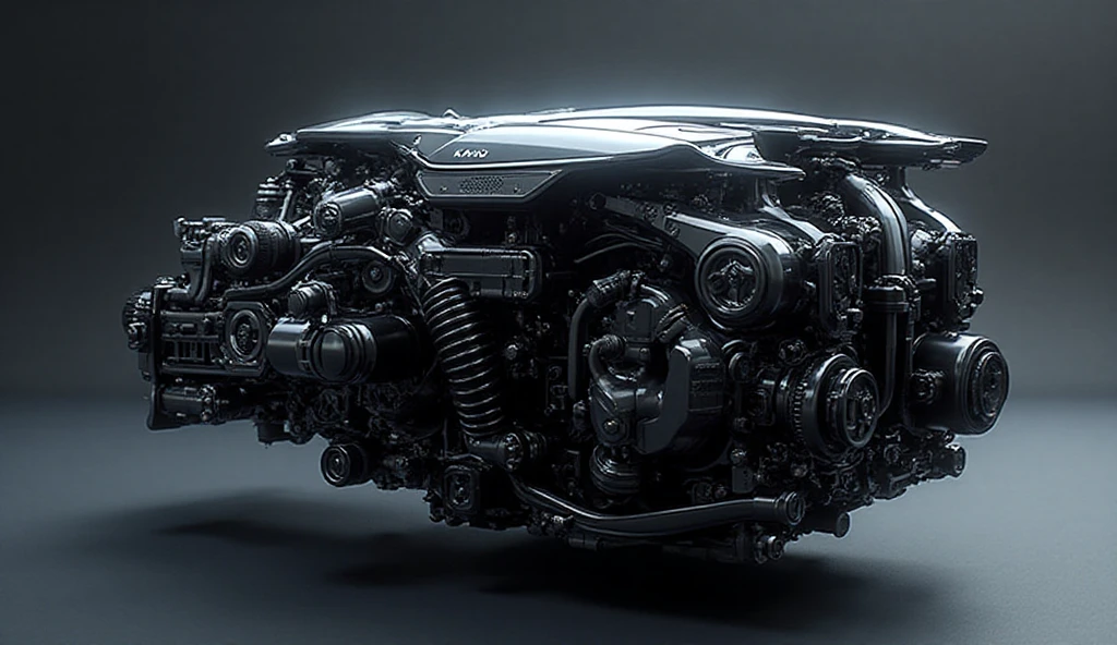 Engine design of kgm musso - SeaArt AI