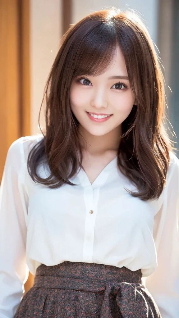 ((Both hands are in front of the navel、Belly button、A photo of her  showing through a short polo shirt、Hands roll up shirt、She is wearing a navy polo shirt and luxurious white .、:1.4))、Being in the living room、Length cream hair color、Her huge breasts are obvious even through her clothes..、Small earrings、Light brown hair color、:1.4））、Shiny Hair、Light beige hair color、Background Blur、Light brown hair、｛｛Cowgirl Shot｝｝、（（Close-up shot from the waist up、Big Breasts:1.4））、Big Breasts、にっこりsmile、服からでも分かるBig Breasts、Cowboy Shot、素敵なsmile、（（Revealing clothing））、Full body photo、ring、Tuck your hair behind one ear、Silver Necklace、smile、Caustics、Highly detailed photos、Big Breasts、Super no makeup、(8K、RAW Photos、Highest quality、masterpiece:1.2)、(Realistic、Realistic)、1 Girl、((Big Breastsショートヘア、Looking into the camera:1.4))、Hair blowing in the wind
