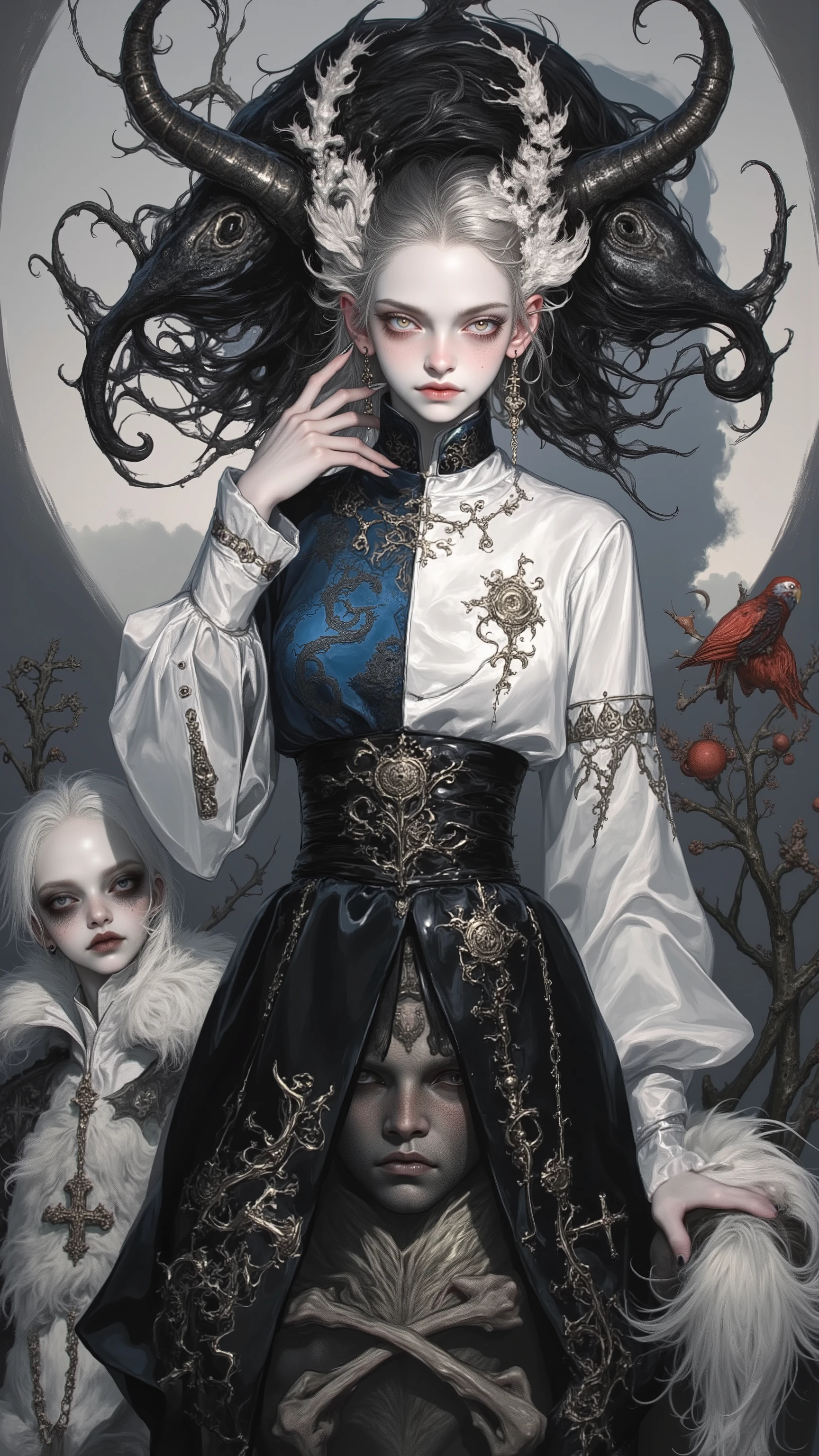 「Double Identity」、
The life of a person with two roles、The same person who is simple and striking、the same person who is calm and cool、the same person who is kind and scary、