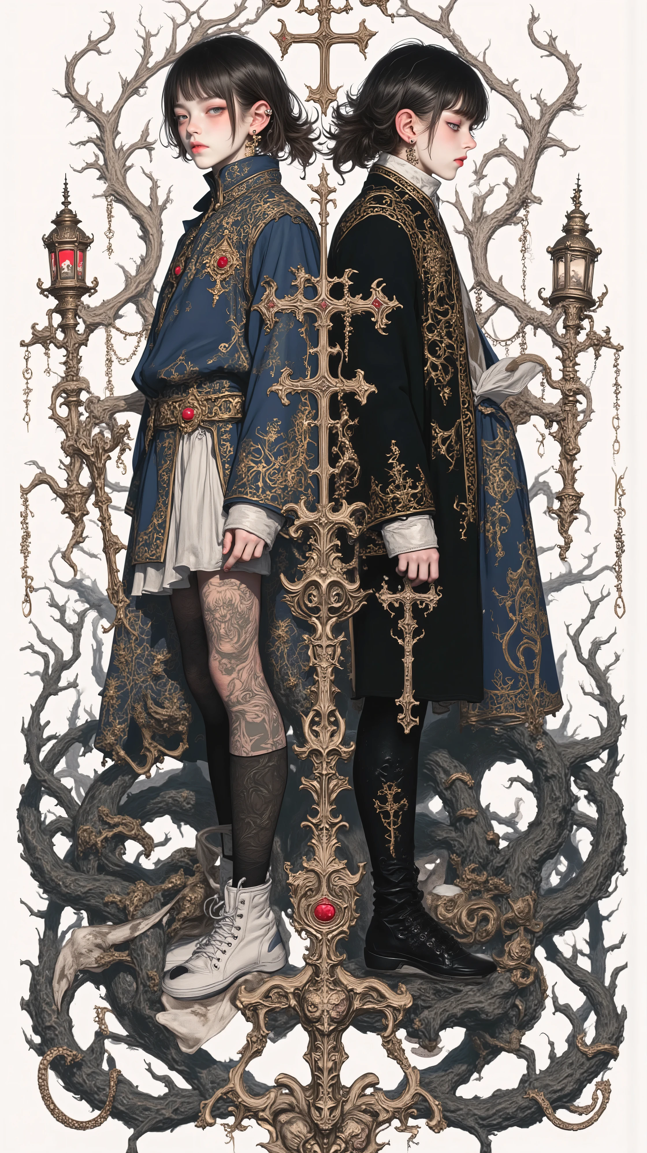 「Double Identity」、
The life of a person with two roles、The same person who is simple and striking、the same person who is calm and cool、the same person who is kind and scary、