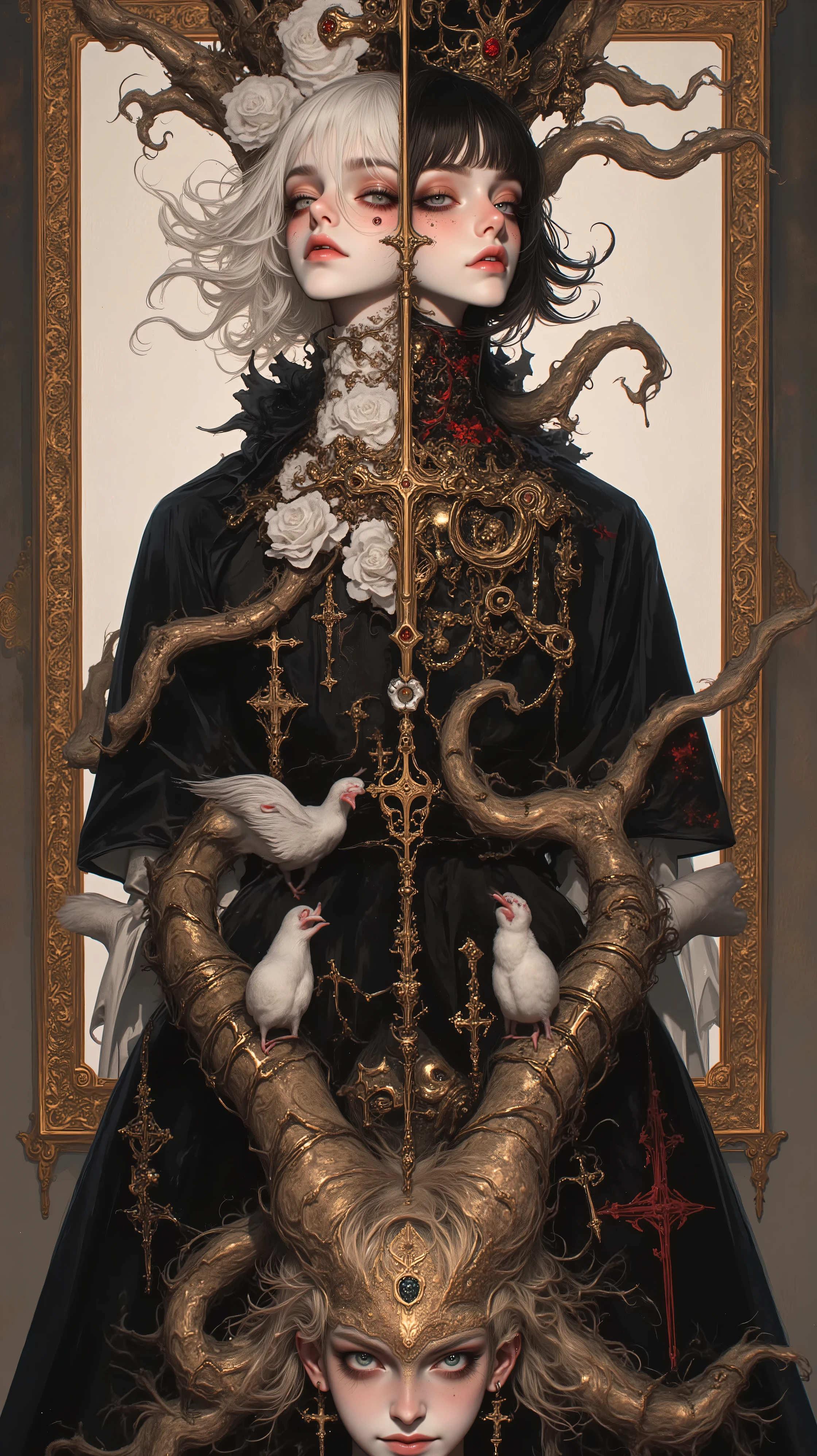 「Double Identity」、
The life of a person with two roles、The same person who is simple and striking、the same person who is calm and cool、the same person who is kind and scary、