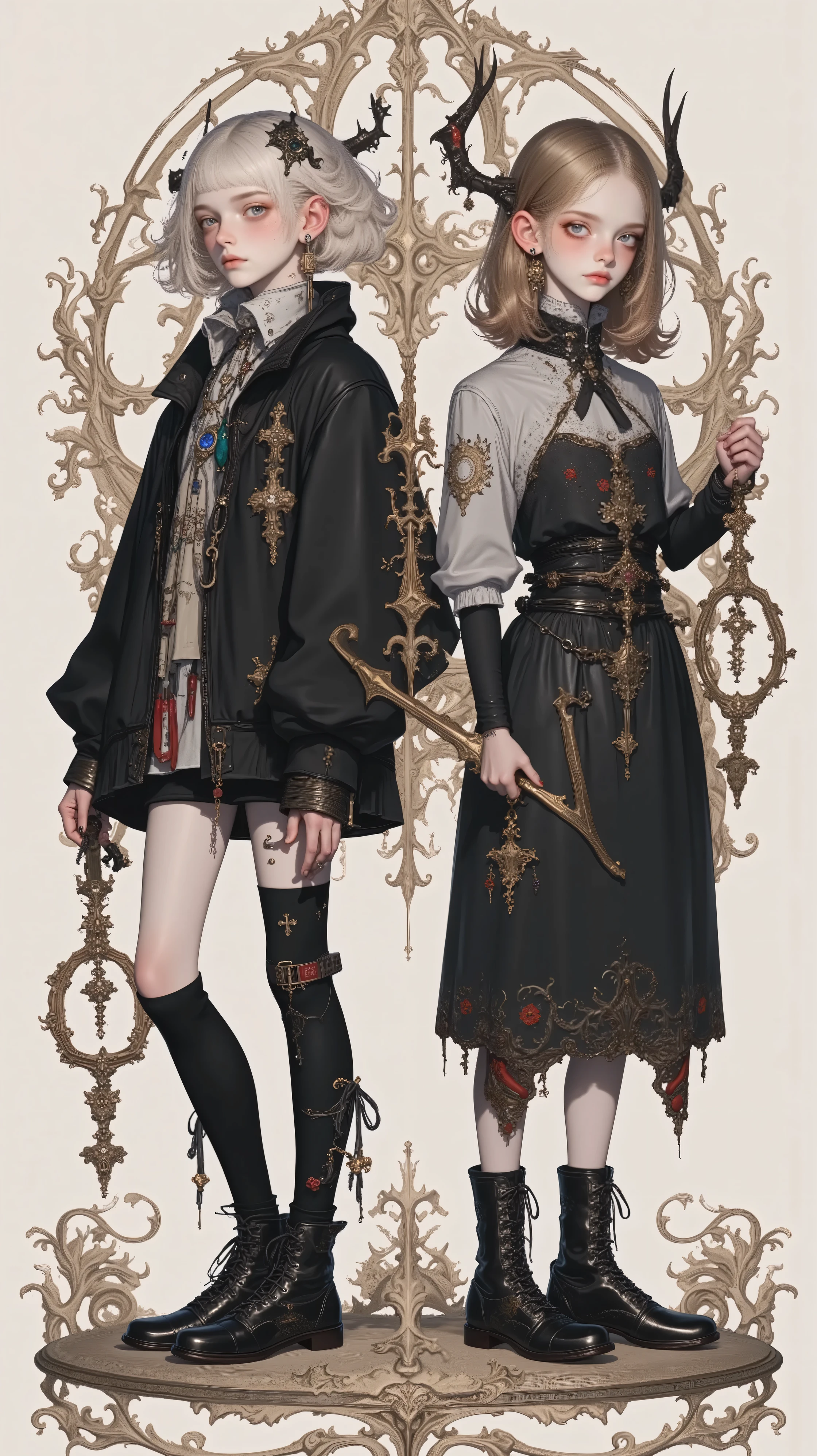 「Double Identity」、
The life of a person with two roles、The same person who is simple and striking、the same person who is calm and cool、the same person who is kind and scary、