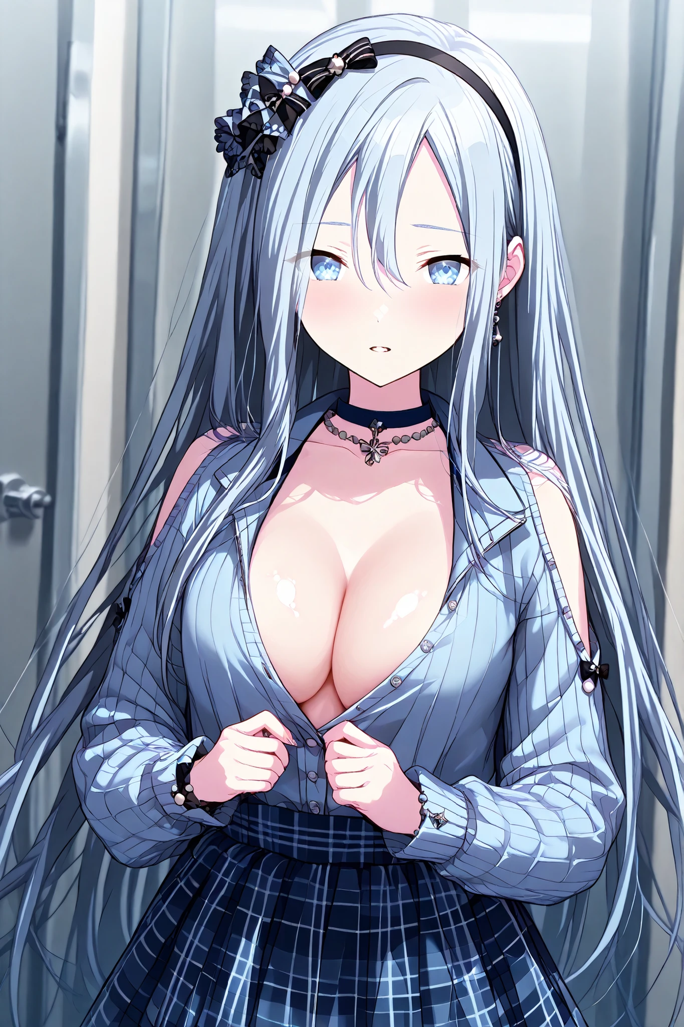 bursting breasts、small breasts