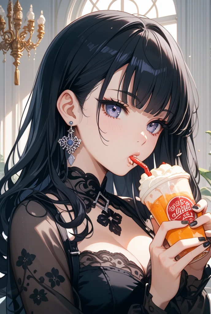 Masterpiece, high quality, 4K, beautiful design, shiny, from the front, award winning photo, extremely detailed, amazing, fine detail, absurdres, highly detailed ((dark haired haired European woman)), (((short hair))),extremely detailed eyes and face, by lee jeffries nikon d850 film stock photograph 4 kodak portra 400 camera f1.6 lens rich colors hyper realistic lifelike texture dramatic lighting unrealengine trending on artstation cinestill 800 tungsten, 1girl, solo, expressive look, (bob haircut, bob haircut with bangs, pink makeup on the nose,snub nose,snub nosed woman,smiling seductively,puffy lips, very detailed face [Elsa Jean|Natalie Portman]:1.255) HDR, highest quality,  tutu, sharp focus, looking at viewer, facing viewer, 4k,grey eyes beautifully detailed,a woman posing for a picture making a cute face,wearing a choker around the neck, facing the viewer, standing,(upper body  closeup picture:1.3),

boobatea, a woman in a black bra top drinking a drink , with a cup of bubble tea on her , lips on the straw, drinking through the straw,  <lora:boobatea:0.75>