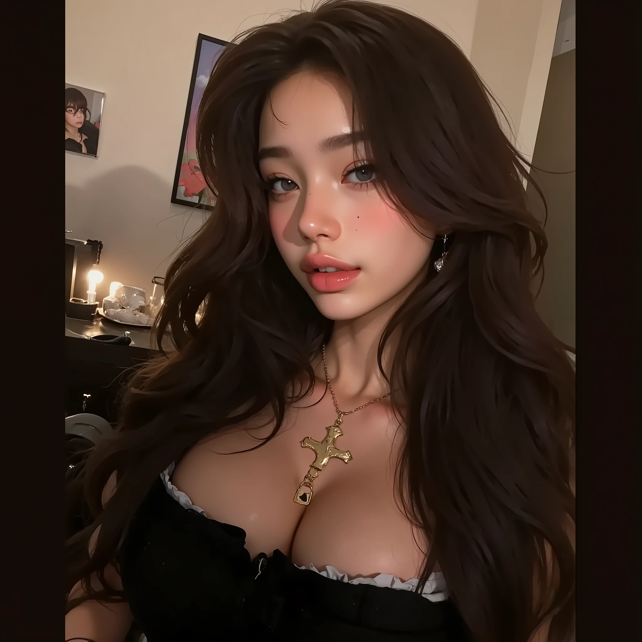 A 22-year-old has a wide rectangular face with soft and proportional features. Your eyes are greyish-green, deep and expressive , um pouco pensativo , mas um olhar calmo. The almond-shaped eye shape confers intelligence and light mystery. The nose is straight , tidy and harmoniously fits the general features of the face , with a rounded tip . Thin Lips, symmetrical, with a natural pink tint, and its neutral expression makes the look restrained and a bit thoughtful. Weight 83 kg height 185 cm
Medium-length dark blond hair looks a bit disheveled, the fringe falls on the forehead creating the natural sloppiness effect. They are bulky and soft , is visible adding relaxation and lightness to the image . The skin is clear and smooth , bem-cuidado, Talvez, com cerdas leves, emphasizing natural masculinity . Em geral, the facial expression is calm , a bit distant or focused, with a direct and confident look .
The style of the dress can be described as minimalist and modern , com elementos de streetwear e casual . The costume is dominated by dark tones , voluminous black hoodie. O jovem está vestido com um voluminous black hoodie , under which a black t-shirt . This choice emphasizes the desire for comfort and laconic style . Small button earrings add personality and a slightly rebellious touch to the look. Em geral, the style of clothes and the hairstyle create the impression of a confident person , freedom-loving and , Talvez, uma pessoa criativa .