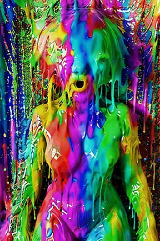 [Base:yayoi_mix-v2.5] Muddy slimy monster (Rainbow) 2025/09/25 L2