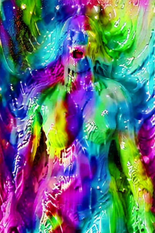 [Base:yayoi_mix-v2.5] Muddy slimy monster (Rainbow) 2025/09/25 L5