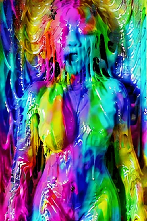 [Base:yayoi_mix-v2.5] Muddy slimy monster (Rainbow) 2025/09/25 L3