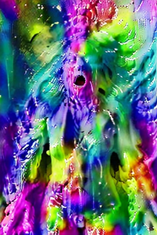 [Base:yayoi_mix-v2.5] Muddy slimy monster (Rainbow) 2025/09/25 L10