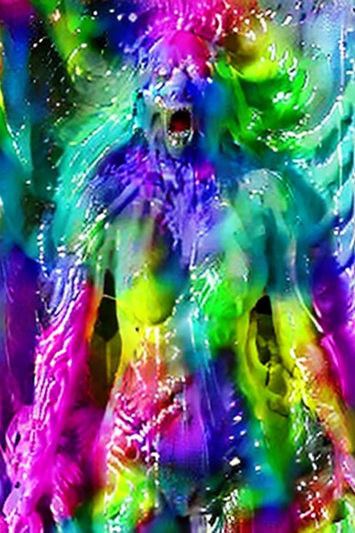 [Base:yayoi_mix-v2.5] Muddy slimy monster (Rainbow) 2025/09/25 L8