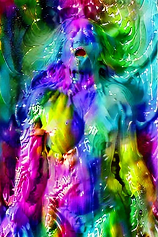 [Base:yayoi_mix-v2.5] Muddy slimy monster (Rainbow) 2025/09/25 L7