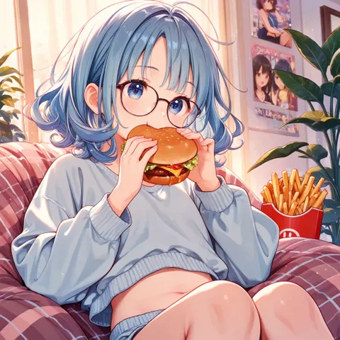 فتاة وجبة السعادة