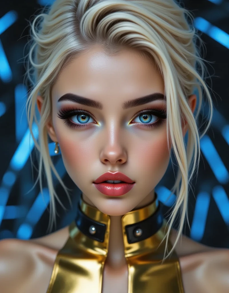 (((masterpiece, highest quality))),(((solo:1.2))),(((1girl:1.2))),32k wallpaper, very detailed,(((((portfolio))))),(((((Close-up))))),(((((bust up))))),((((more various angle)))),(((highlight))),((((heterochromia)))),(((complete. detailed face))),((((Extremely talented)))),((((Wonderfully detailed complicated machine)))),((((genius mechanic)))),((Overall colorfully)),(((futuristic galaxy))),(((perfect clear skinn))),(((Cleavage))),(((Latest model sunglasses))),(((reflection neon))),(halftone:1.2)