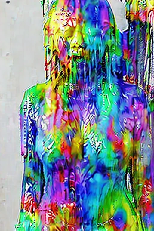 [Base:yayoi_mix-v2.5] Slimy paint monster (Rainbow) 2025/09/25-1 L8