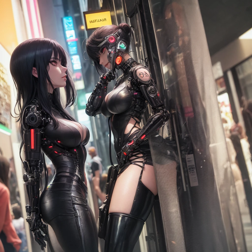 braided ponytails, ((short skirt)) (((Slutty skintight cybernetic Full AI skin and ))), ((slutty braided hair)), ((She is in your bedroom, slutty )), Perfect back view of her tight , full body picture, she is a  slut, Perfect proportions, she has a perfect ... she wants to put your tiny shrunken body deep inside of her , short hair with bangs and ponytails, beautiful horror, domination, death by  insertion, skinny  and slutty woman, she needs to have your tiny shrunken body deep inside of her .... she wants you to choke inside of her , she is the embodiment of  domination and lust, she is perfect, you are her prey, you are about to die inside of her , small tight , giantess domination, human  toy, helpless, she is a giantess and she wants to use your tiny shrunken body as a human ..., perfect , perfect arms and hands, better detail on her eyes... make her eyes look scary and beautiful, perfect  and slutty athletic body, perky , wet, white , perfect tight , black hair, perfect legs and thighs, tight wet , white dripping , ((Perfect eyes and face)), ((closed wet full lips)), ((perfect hands and fingers)), ((( a lot of white  is dripping out of her ))), ((she has a very skinny and toned strong body)), ((makeup)), ((freckles)), ((perfect eyebrows)), ((sharper edges)), ((perfect scary grey eyes)), perfect face, slut, sadistic, predatory, better detail on her skin, perfect face and strong jawline, perfect full wet lips, sadistic atmosphere, wet sweaty skin, beautiful intimidating grey eyes, ((beautiful horror)), better lighting, more toned muscles, perfect detail on her intimidating eyes, very tight , ((tight )), (((tighter clothing))), slutty, intense, perfect detail, ((piercings)), better detail on her bellybutton, skinny, skinny and strong, more skin showing, intense, slutty, freckles, long skinny perfect legs, scary and intense, super slutty