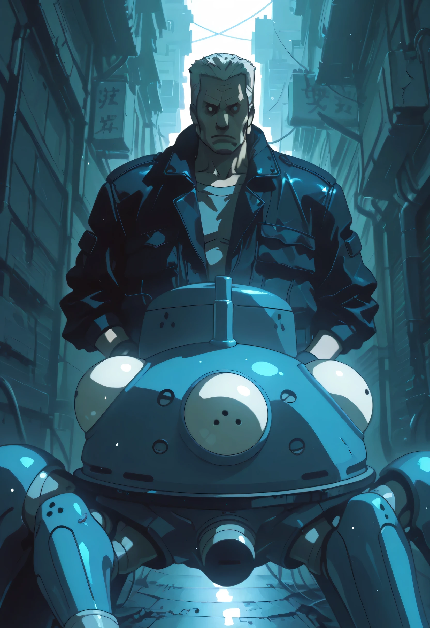batou\(Ghost in the Shell\), tachikoma\(Ghost in the Shell\),