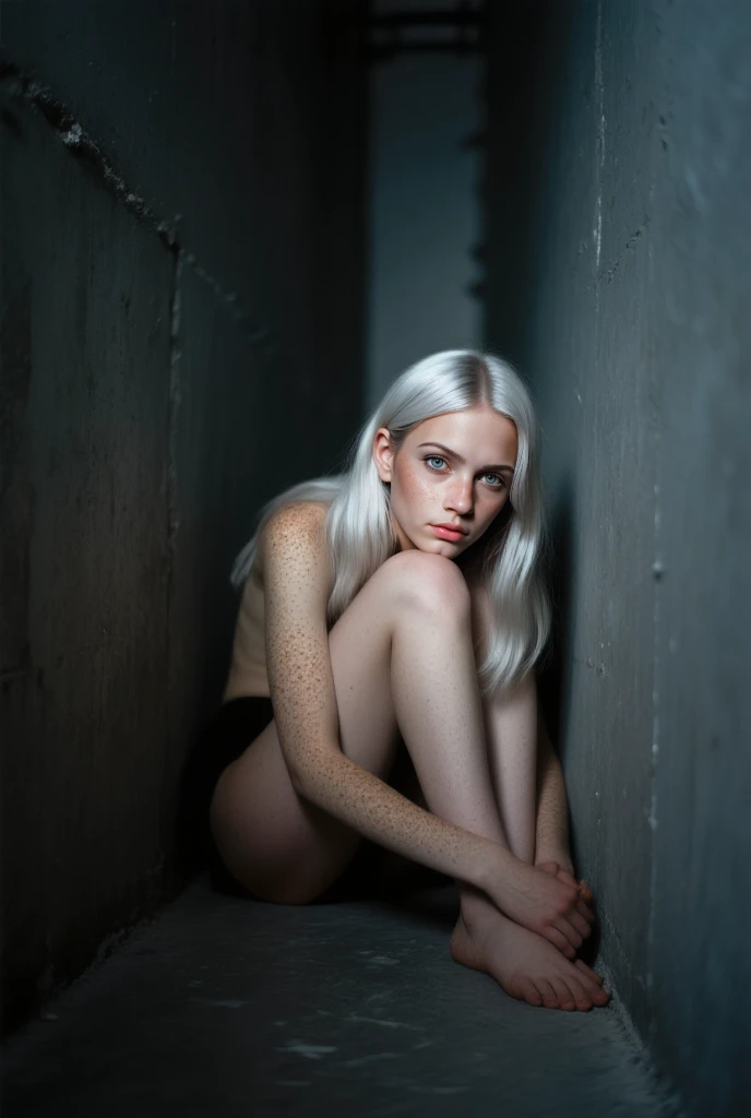 masterpiece,highest quality,High resolution,Full Body View,,Belly button,The heroine in white cowboy boots,Perfect Legs,Perfect Skin,Perfect Arms,Abdominal muscles,The background is an abandoned factory, long blonde hair, ??????????????????????????????????????????????, show armpit 