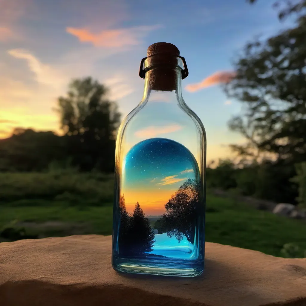 Bottle Galaxy Scene Generator