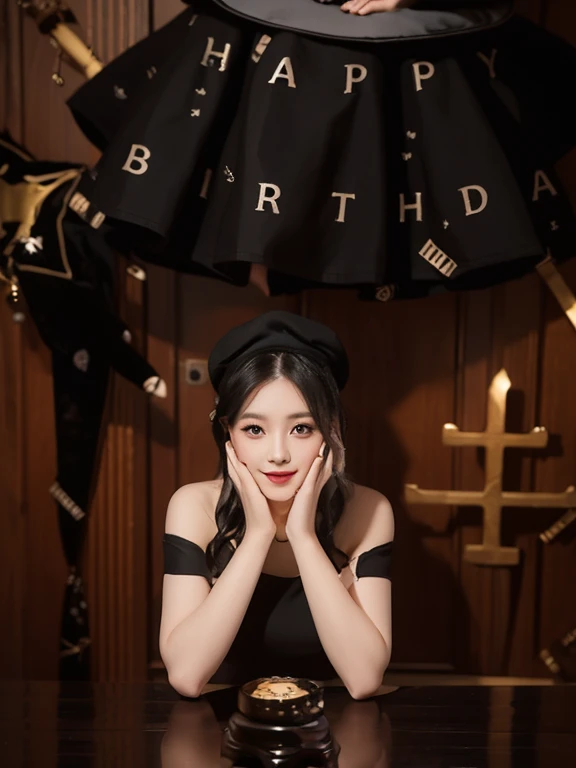 cantora、Linda mulher adulta com microfone、Vestidos chiques、without accessories、cabelos preto e longos、Feche os olhos e cante apaixonadamente、The background is a cathedral in another world、sangue,noite, escuro, (Fantasia),infinito,deep blue sky,O abismo do conhecimento、Papel de parede super delicado CG Unity 32k、obra-prima, ((ultra-detalhado)), ((Lighting)),colorido,papel de parede,A energia,Em torno da magia,magical atmosphere,o livro,Flying pages、Sabedoria infinita、chamas azuis