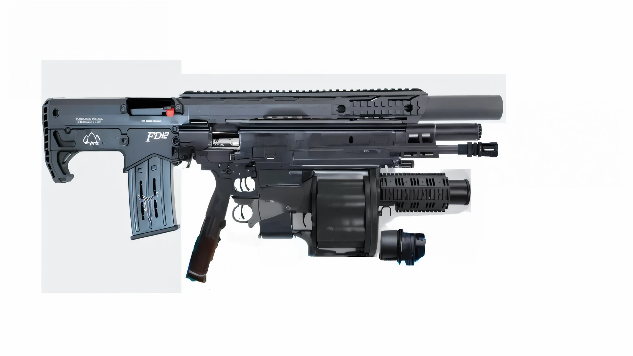 attach it like an attachment　Extend the magazine