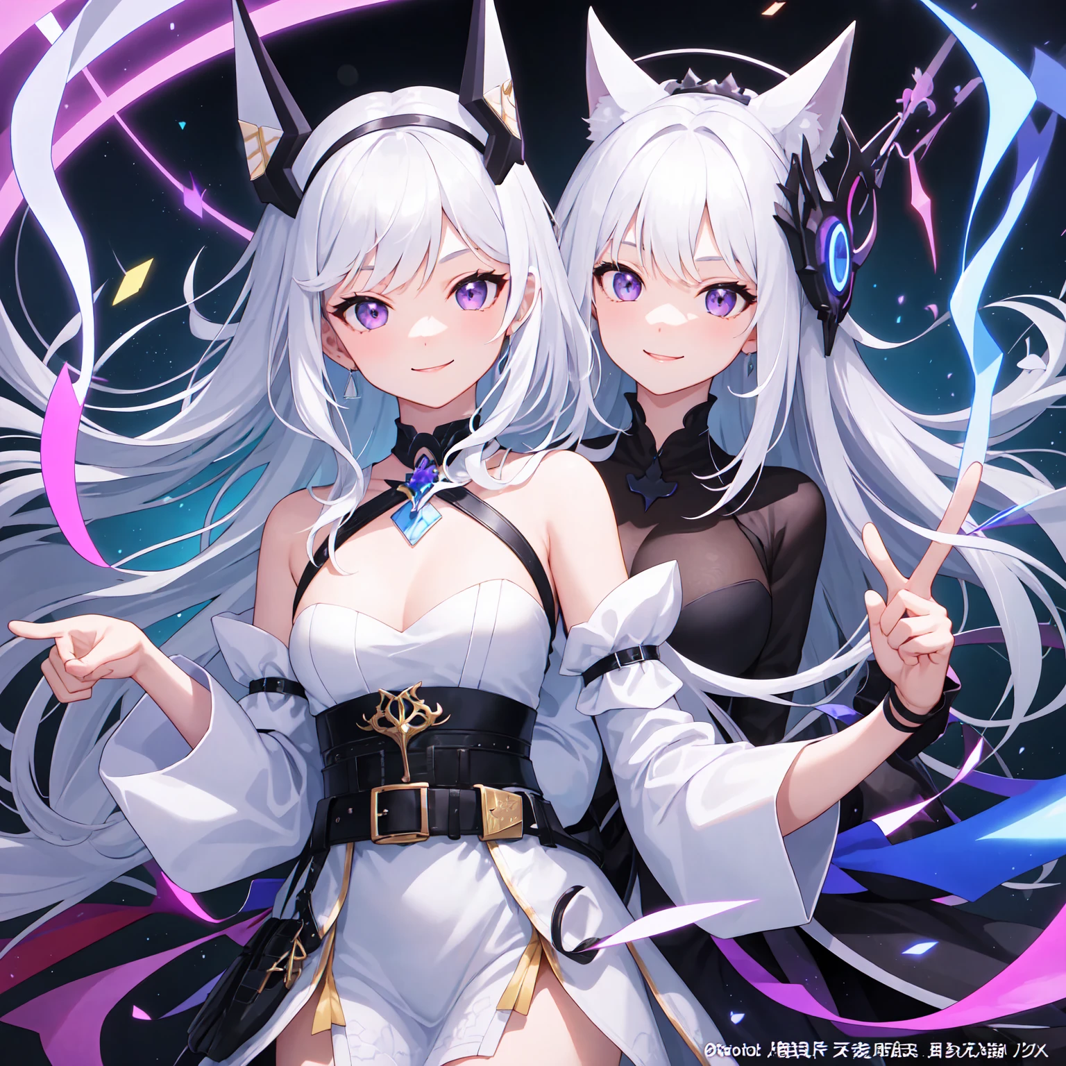 Bunny ears、magic、Ready your sword、effect、whole body