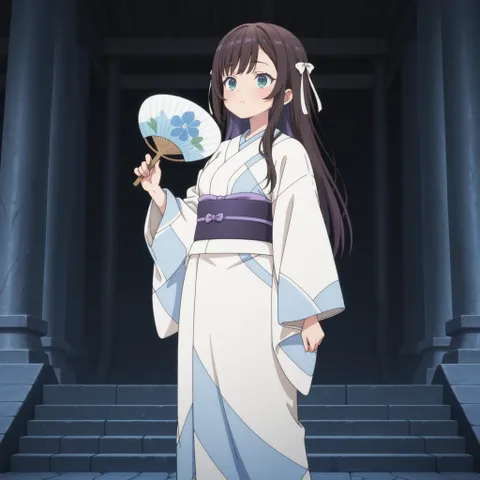 Kimono & Paper Fan Grace