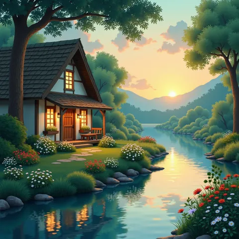 نزهة على ضفاف النهر