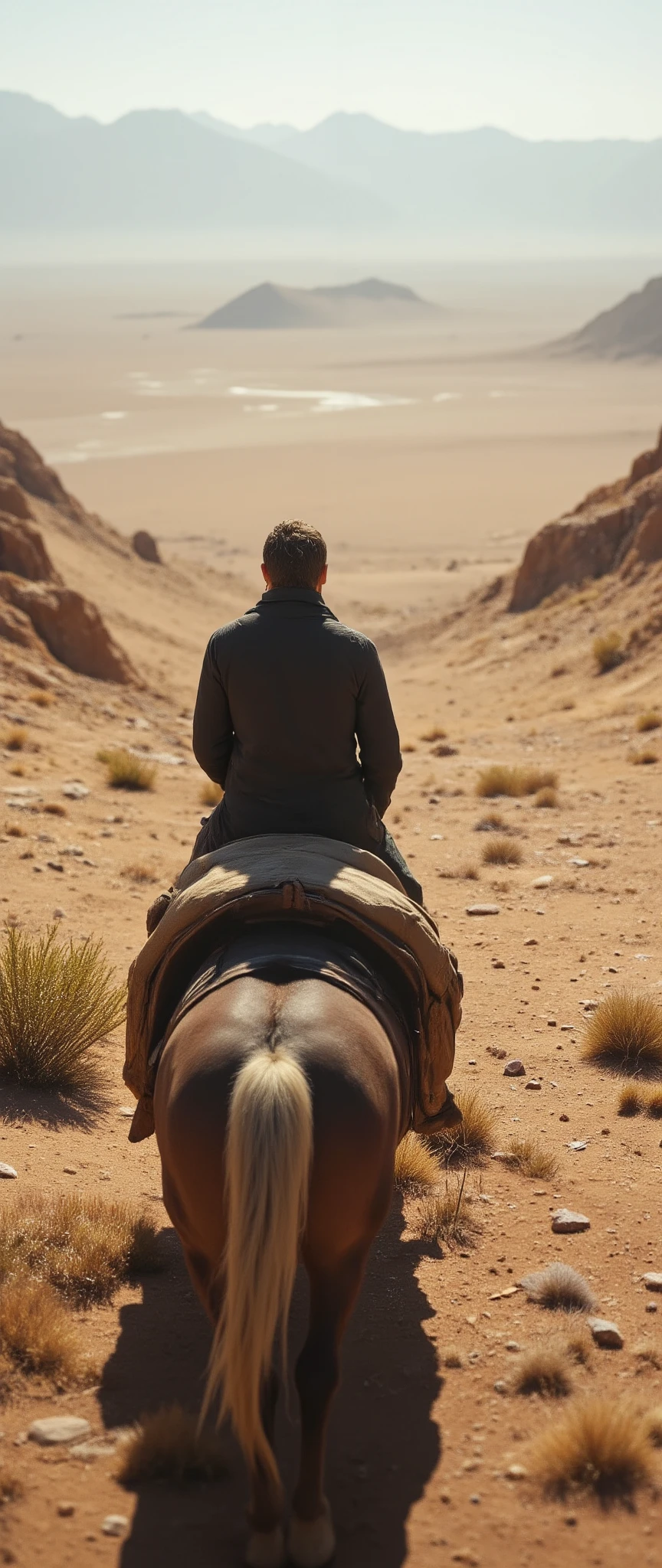 high-definition images、Mexico、Altar Desert、A Large Biosphere Preserve on the East Side of the Colorado River、A Man Who Travels Through Desolate Land、Traveling Alone on Horseback