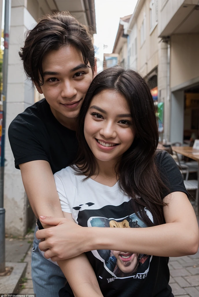 full body, (natural skin texture, hyperrealism, soft light, sharp), (cowboy shot), artistic photoshoot,  maxine_caufield_byammpu, detailed freckled face, detailed eyes, short hair, brown hair, blue eyes, freckles, maxine_caufield_byammpu,  shirt, flat chest, OverallDetail
, covered breasts,  