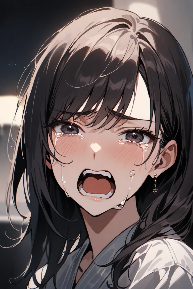 <lora:constricted_pupils_v0.2a:1.0> 
1girl, constricted pupils, open mouth, crying,, masterpiece, best quality, highly detailed
