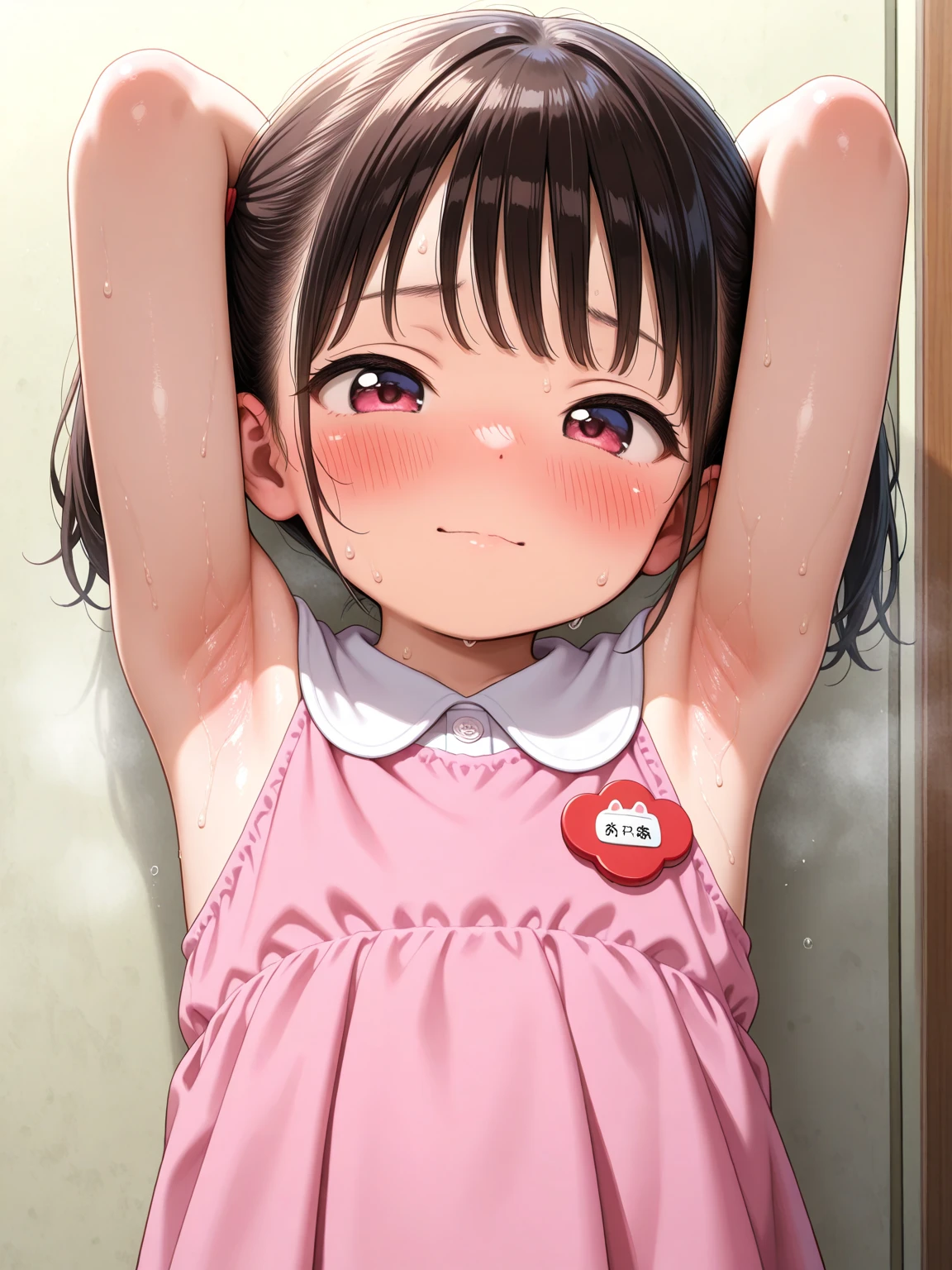 And soul、Stickers、Subjective:1.85、1 beautiful 3 year old girl:1.85、a bit、(((Baby Face:1.85、Baby Face:1.85、Baby Face:1.8treme close-up photo of super flat :1.85、Pink pajamas、I mainly draw small breasts.、Ultra-flat :1.85、Loving smile、Ultra-flat :1.85、Short length、short hair、Photo from directly below:1.85、で覗き込む:1.85、Baby Face:1.85、Baby Face:1.85、So small and so young、Ultra-flat の:1.85、:1.85)))、blush、On :1.85、Silver Hair、On the crib、Ultra-flat の、Baby Face:1.85、Baby Face:1.85、Baby Face:1.85、Short length、Short length、Short length、Ultra-flat chest、Ultra-flat chest、Ultra-flat 