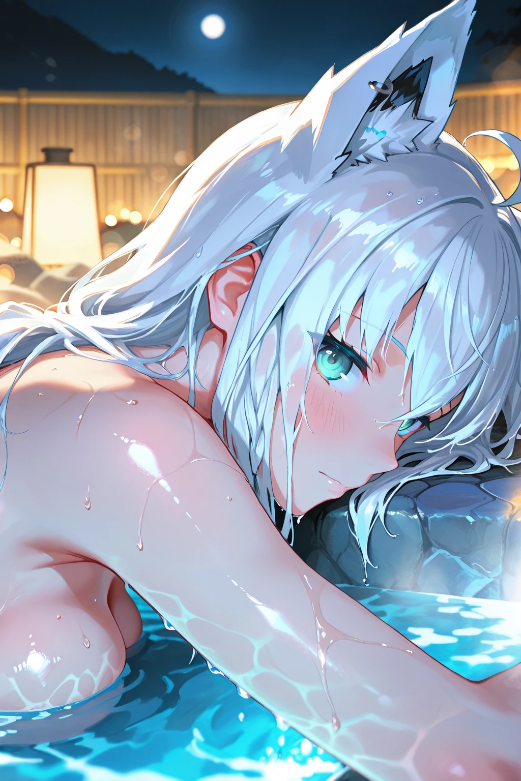 score_9, score_8_up, score_7_up, dynamic view, eye_focus, solo, 1girl, masterpiece, best quality, bokeh, luminescent background, 
Cyberangel, multicolored hair, white hair, aqua hair, blue eyes, long hair, halo, earrings, cross ornament,
round firm breasts, 1girl, hetero, penis, 1boy, pov, cum, oral, fellatio, cum in mouth, looking at viewer, irrumatio, deepthroat, blush, solo focus, ejaculation, overflow, bangs, from above, uncensored, motion lines, grab head, ass