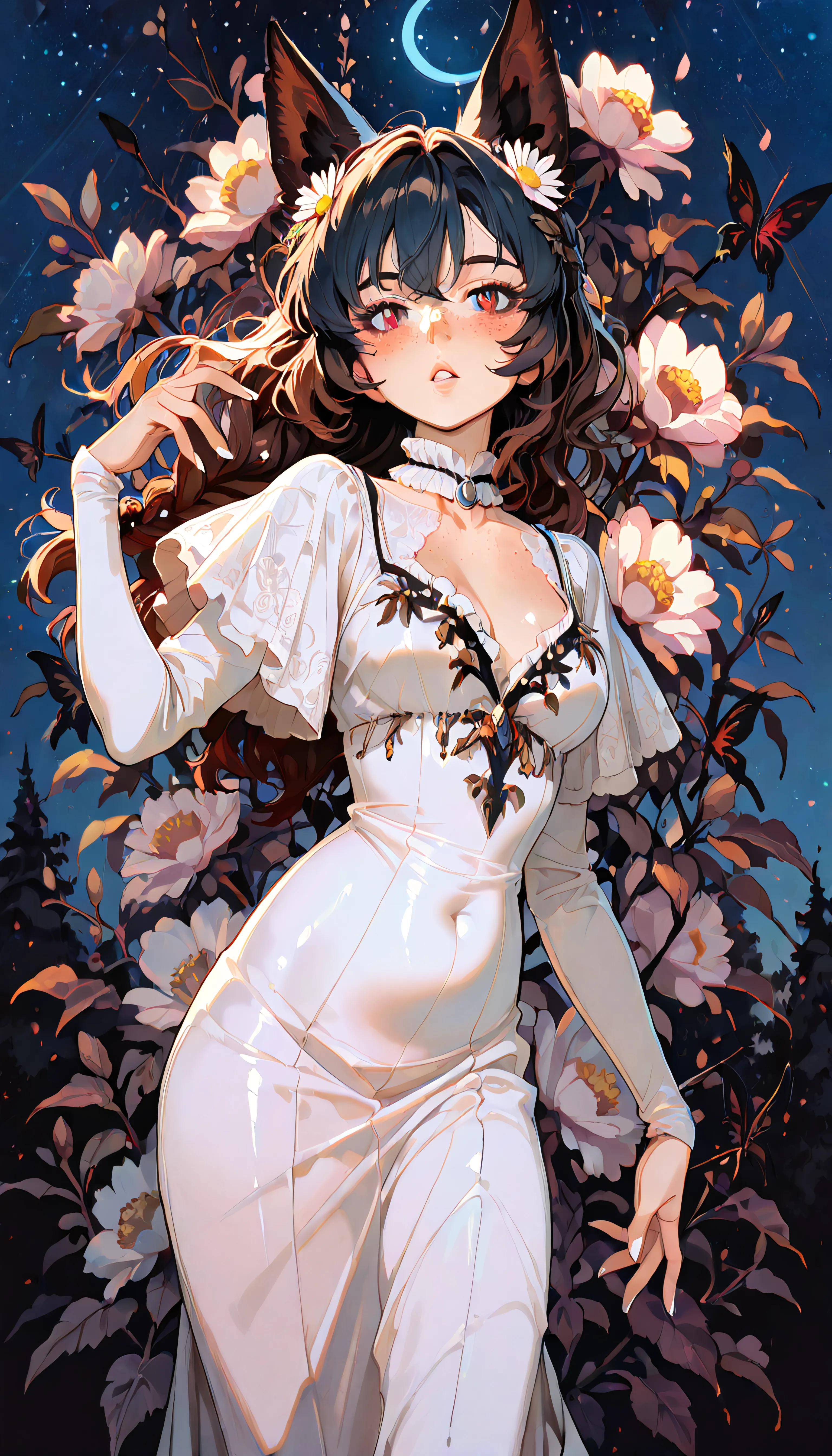 白色毛茸茸的服裝