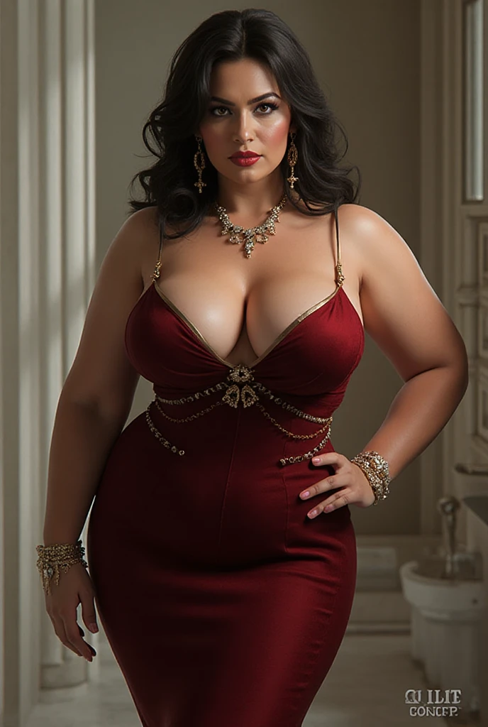 MILF, 2 QUEENS, , BBW, photo vintage, visage feminin parfait, , tache de rousseur, 1888, big ???????????? : 48H,FRONT VIEW, Rembrandt LIGHT ,  EXTREME LONG V-NECK, BIG CLEAVAGE,  BEAUTIFUL EYES, BEAUTIFUL HANDS, LIGHT SMILES,  PERFECT FACE, tres long décolleté, CASTLE BACKGROUND, QUEEN, NECKLACE, RING, JEWELERY RICH, SFW, FULL BODY, COLORFUL,  mexican ,   ROYAL, full body