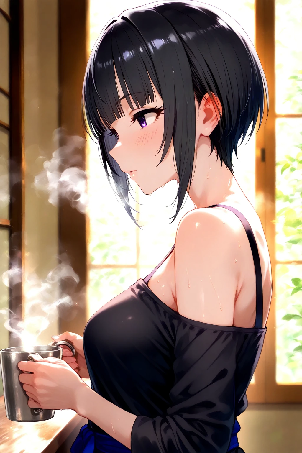 detailed, best quality, masterpiece, 1girl, small breasts, <lora:cupbi15:0.8>, wear cupbi