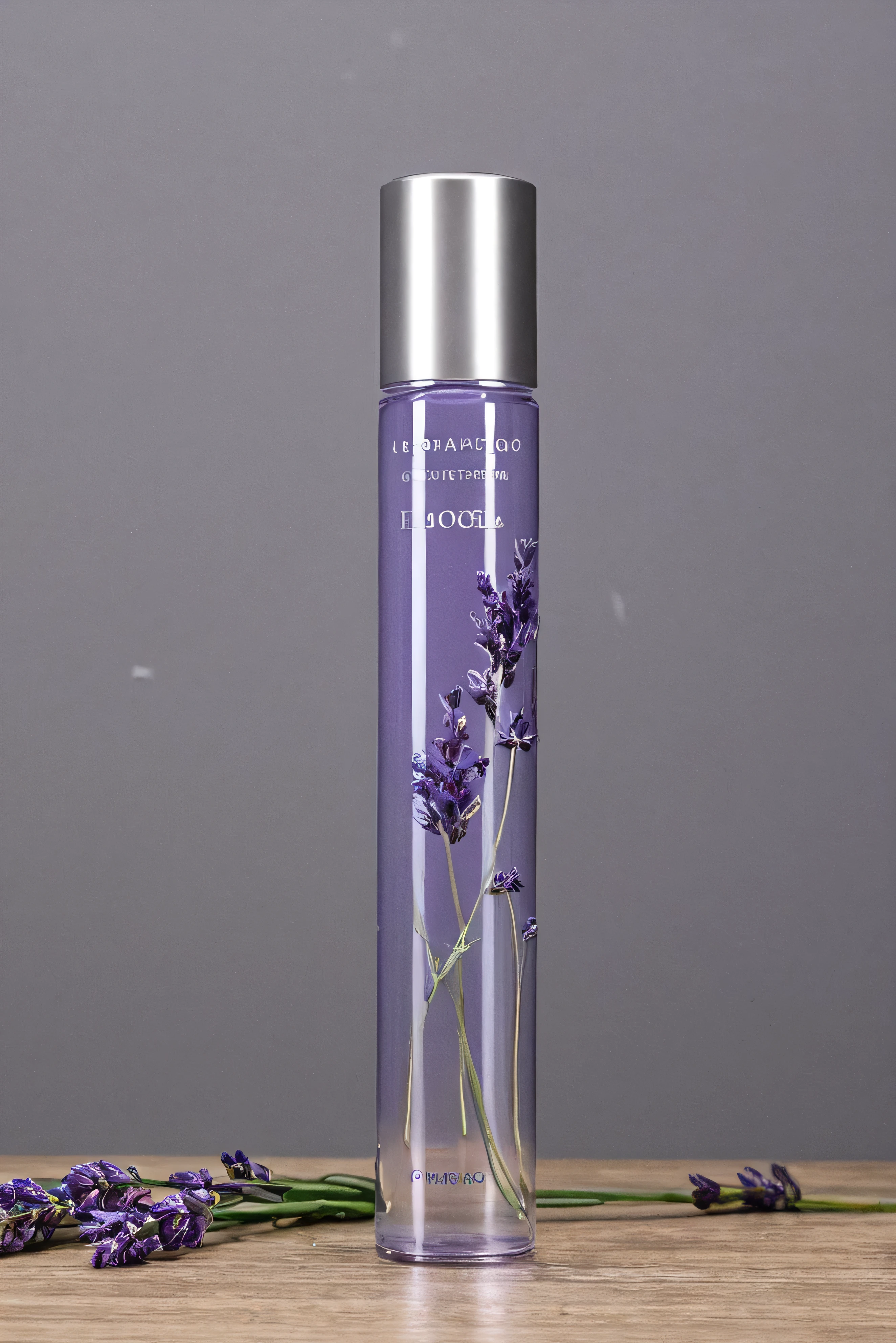 Please leave the name of the spray-type perfume in a、long cylindrical bottle based on the scent of lavender anonymous