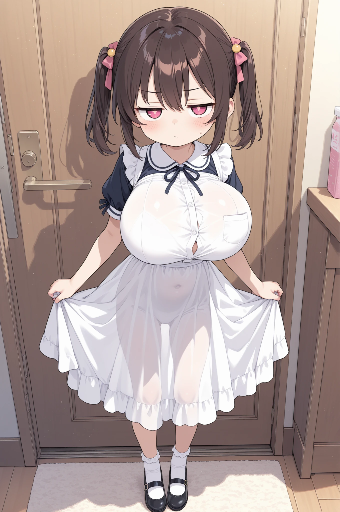 masterpiece、High resolution、Very detailed、Official Art、And soul、Stickers、Subjective:1.85、????????????? pose with her ????????? me:1.85、Ultra-flat ?????:1.85、A lot of ??????????? overflows from the ??????:1.85、?????????????:1.85、?????????????:1.85、The role of a caring mother:1.85、Maternal:1.85、彼女のUltra-flat ?????に包まれる:1.85、Ultra short height:1.85、1 beautiful 3 year old girl:1.85、So small and so young:1.95、(((Baby Face:1.85、Baby Face:1.85、Baby Face:1.85、Ultra-flat ???????:1.85、White and pink clothes:1.85、White and pink clothes:1.85、White and pink ruffled outfit:1.85、Small ???????:1.85、彼女のUltra-flat ?????の??:1.85、She begged to have her ??????? sucked....................................................:1.85、Super flat ????? ???????:1.85、So small and so young:1.95、She breastfeeds me:1.85、Smile like a mother:1.85、Super flat ????? ???????:1.85、Short length、short hair、Twin tails、Looking up at her face from directly below:1.85、Leaning forwardピーク:1.85、Baby Face:1.85、Baby Face:1.85、So small and so young:1.85、Ultra-flat ?????の??:1.85、 look down on someone:1.85、Leaning forward:1.85、Black Hair、Super happy face、Maternal Instinct、She makes me breastfeed、She dotes on me:1.85、She will be my mother:1.2、She pushed me down、Knee pillow、??????? face、Voice of the Heart、My thick ????? satisfied her....................、?????? 、私の太い???が彼女の??????に入ります、Please spread your legs as far as possible:1.1、saliva)))、blush、Watery eye、Leaning forward:1.85、On the crib、Cute Kids Room、Super flat ????? ???????、Baby Face:1.85、Baby Face:1.85、Baby Face:1.85、Short length、Short length、Short length、Ultra-flat ?????、Ultra-flat ?????、Ultra-flat ?????