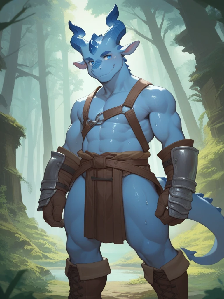 score_9, score_8up, score_7up, score_6up, score_5up, score_4up, BREAK
expressiveh, sz4d3k, jungle background, BREAK
male, solo, trolls, blue body, tusks, pointed ears, tattoos, warpaint, nude, BREAK
big penis, big balls, erection, glans, source_cartoon, rating_explicit, BREAK
<lora:Expressive_H:1> <lora:Szadek:1>  <lora:TrollsWarcraft:1>