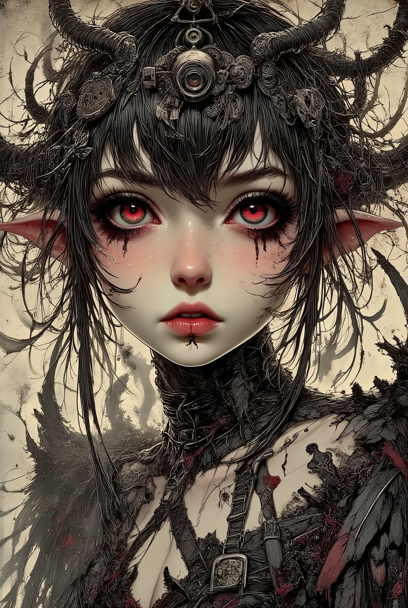 The mind's eye. Futuristic,macabre,beautiful,haunting,surreal,abstract,dark,