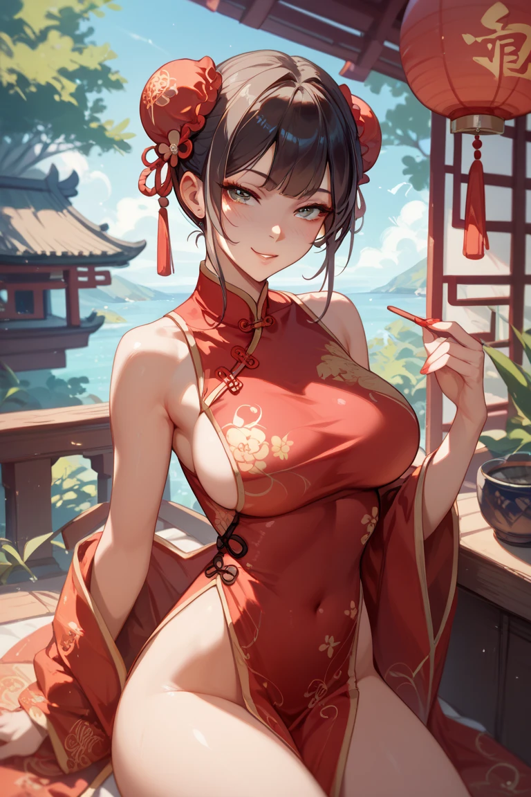 (highest quality、masterpiece、High resolution、detailed)、4K、beautiful anime、(Shining eyes、detailed美しい顔)､no text, 1girl,
BREAK
,(highest quality、masterpiece、High resolution、be familiar with)、(shining eyes、be familiar with美しい顔)、4k, break,1 girl,bush,robber girl,China dress,Chinese service,hair flower,(masterpiece:1.4),(highest quality:1.4),(shiny skin),red lips,, break,looking at the viewer,big breasts,cleft lip, break,(beautiful anime)