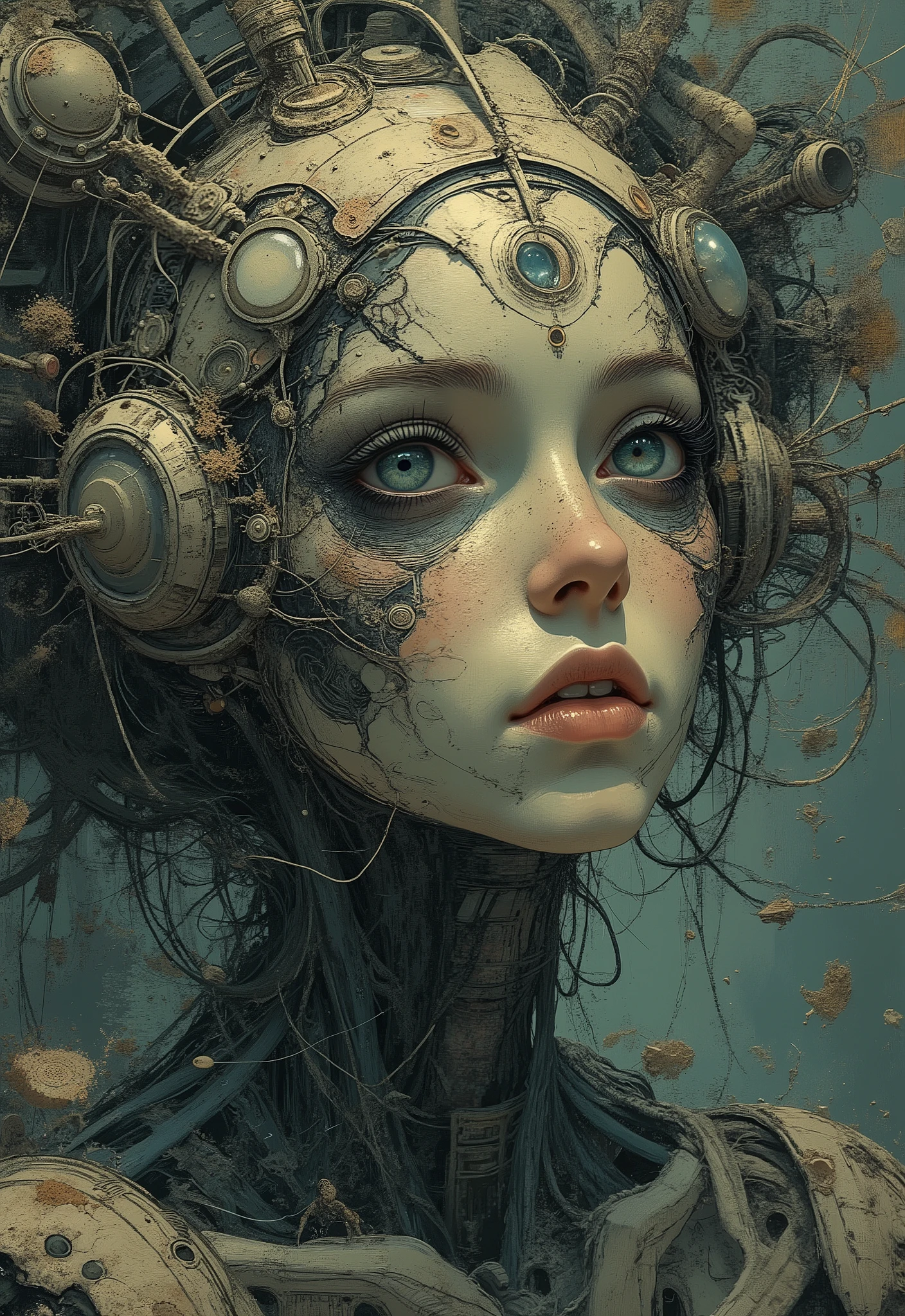 The mind's eye. Futuristic,macabre,beautiful,haunting,surreal,abstract,dark,bo-abyss,