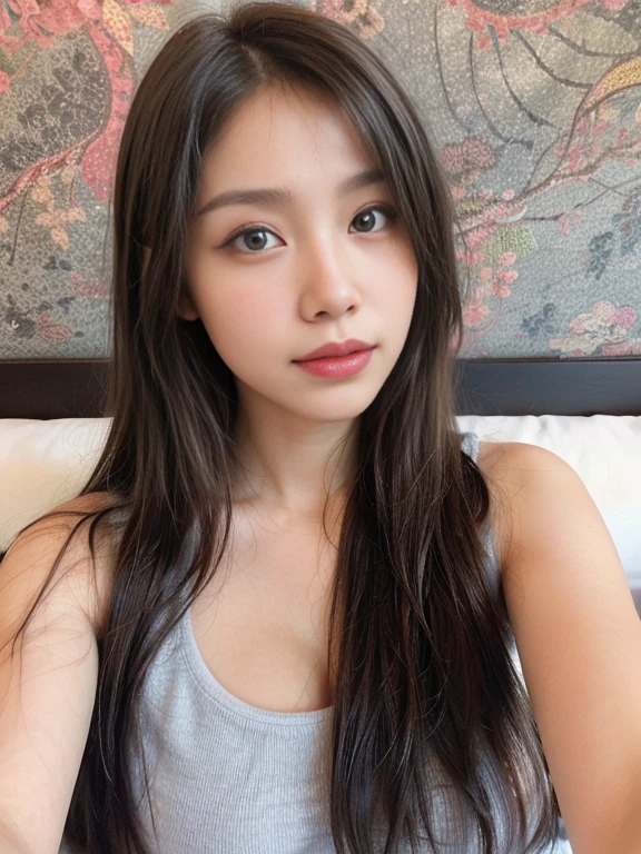 there is a woman with long black hair posing for a picture, 18 years old, asian girl, 1 6 years old, beautiful asian girl, 21 years old, 2 2 years old, asian female, young asian girl, half asian, 2 7 years old, an asian woman, asian women, 2 3 years old, asian hyperdetailed