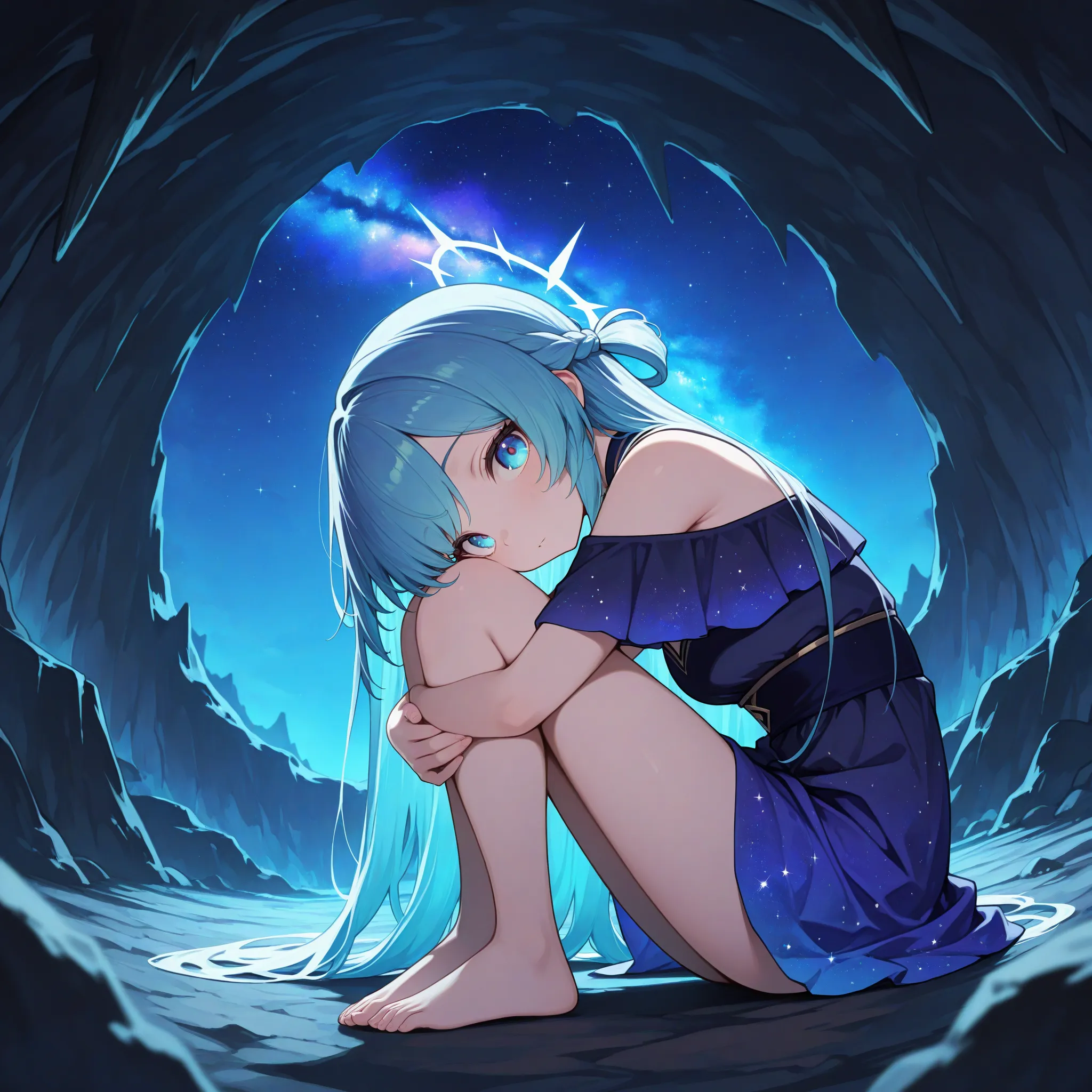 Cô gái Liên Hành Tinh với Trang Phục Không Gian