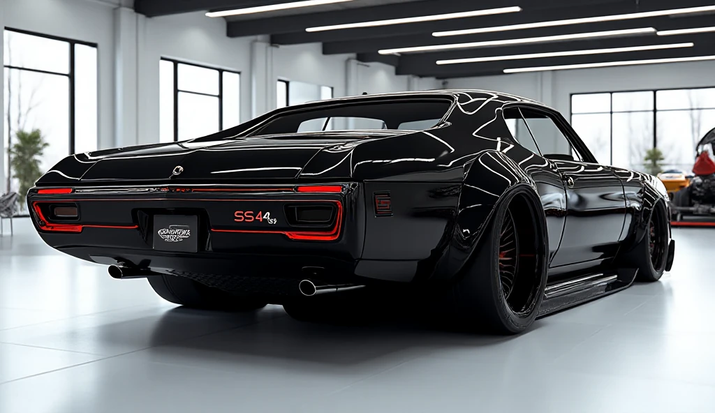 An ultra-realistic image of Aggressive ( side back ) view with ...