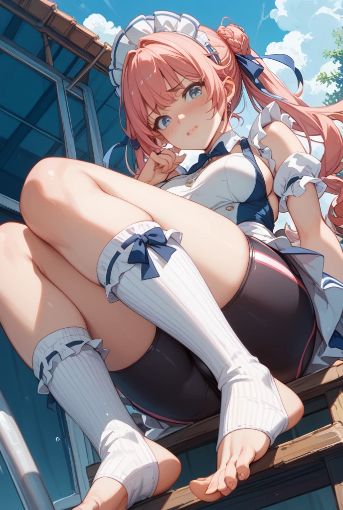 Browsing Caution,(In prison,Arms chained to an operating table,Legs chained to the operating table, Sailor warrior transforming heroine with pink lines on white fabric,Shiny metallic leotard with ruffled skirt,Sleeveless,Waist ornaments and armor adorned with large jewels,Transformation Heroine Hair Accessories,Ripped metallic thigh-high socks,A big red ribbon and a big jeweled brooch,Shiny metallic heroine costume,Tight transforming heroine gloves:1.5),(Men and women ?????????? in the ???????????????????,A transforming heroine gets ?????:1.5), (??????,?????:1.5),(Wide-?????????,Raise and stretch your arms, lying on the operating table,Legs stretched out to the sides:1.5),(Men surrounding a girl,His arms are shackled,Her legs are strapped to the operating table,Restraints bind the limbs,Massive ???????,????? Pool:1.3),belly button, (The girl is crying,Open your mouth:1.3),Sweat,??????????, (Petite Girls,young,thin,Very small ???????:1.5),Blonde twin tails,Perfect Face, Perfect ???????,(Cowboy Shot:1.5),(??????から溢れる:1.2)