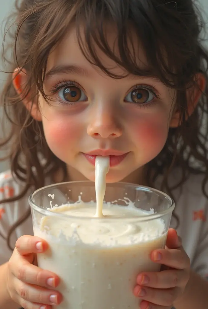 (8K, RAW Photos, Highest Quality, masutepiece: 1.7), (Realistic, Photorealistic: 1.9), , (Blushing, shy), Sweaty face, (business office room), (Full body, whole body), ((Small )), (((Large amounts of  in a mouth))), open the mouth, (projectile ), (((have a glass, Large amounts of  in a glass)))