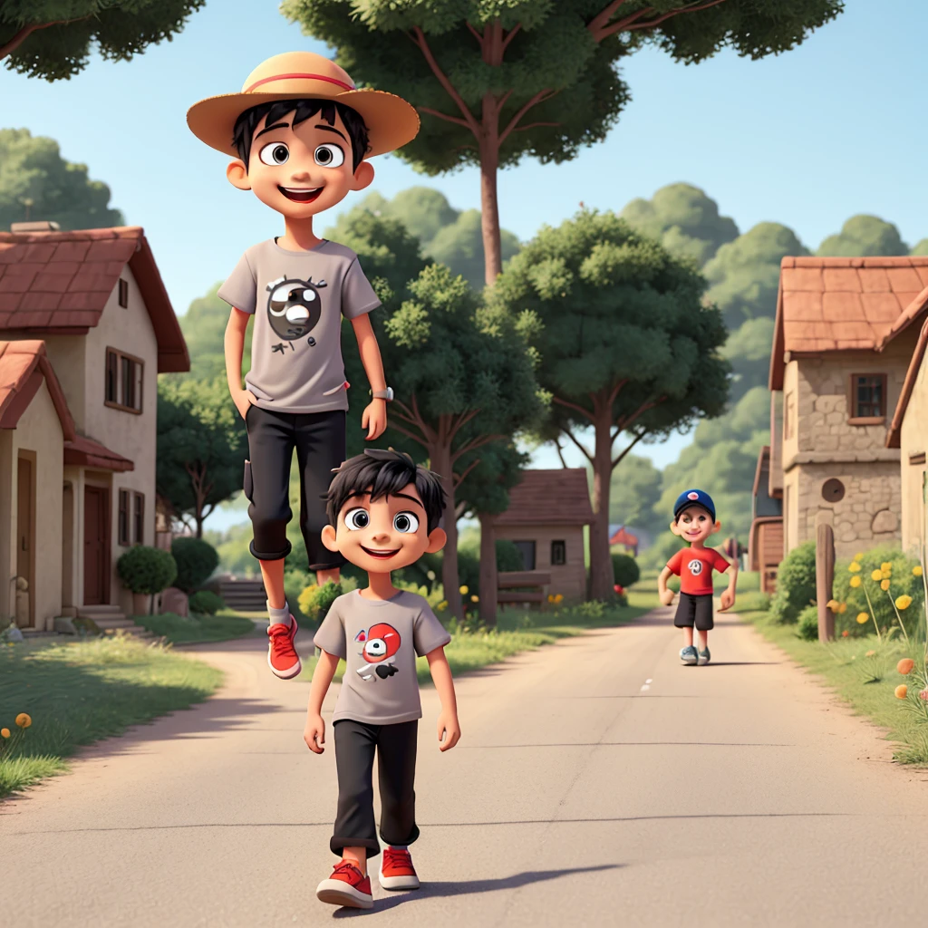 [Chico alto y delgado con abrigo  y gafas.] [Chica pelirroja sin gafas] [tienen una gran sonrisa]