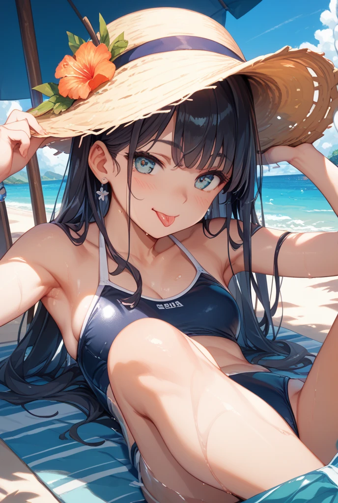 Anime,hutao,genshinimpact,smile,bikini,sexy,beach
