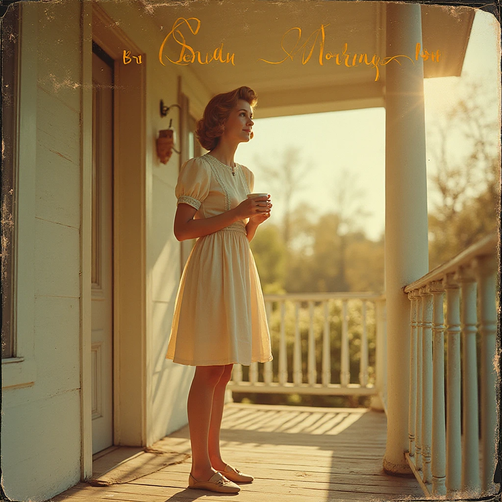 two sexy women in lace dresses celebrate and laugh, they carry flowers, we see them between four wooden posts, moon (art inspired by Bill Sienkiewicz, intricate details, oil painting)
